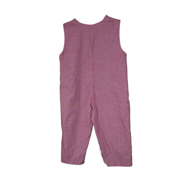 Le Za Me Boys 9M Longall Reversible Jumper Red Plaid Christmas Tree Green Plane - Picture 3 of 9